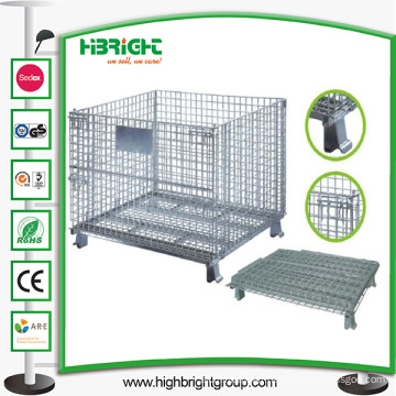 Storage Wire Mesh Container Folding Crate